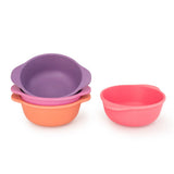 Bobo & Boo Bamboo Snack Bowl Set in Sunset Colours