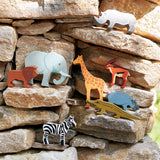 Tender Leaf Toys Wooden Animal - Hippo (Safari Series)