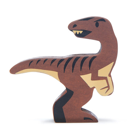 Tender Leaf Toys Wooden Animal - Velociraptor (Dinosaurs Series)