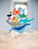 Tender Leaf Toys Wooden Animal - Hermit (Ocean Series)