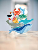 Tender Leaf Toys Wooden Animal - Seagull (Ocean Series)