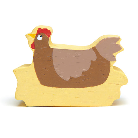 Tender Leaf Toys Wooden Animal - Chicken (Farm Series)