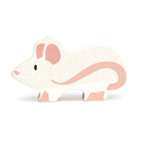 Tender Leaf Toys Wooden Animal - Mouse (Farm Series)