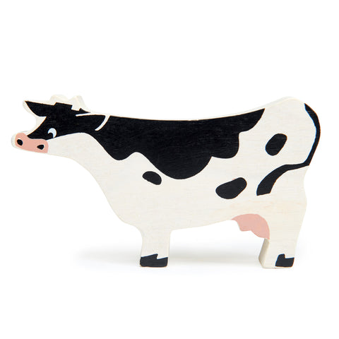 Tender Leaf Toys Wooden Animal - Cow (Farm Series)