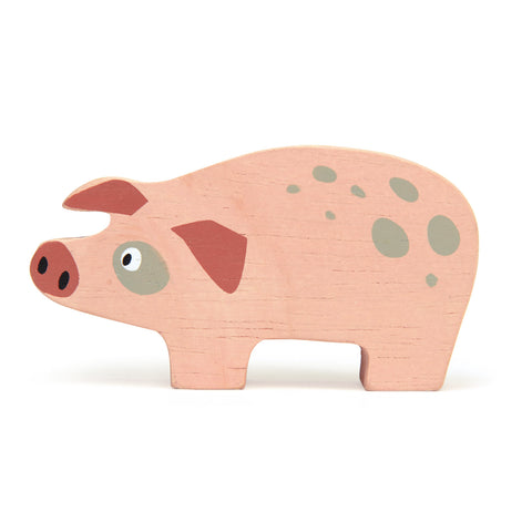 Tender Leaf Toys Wooden Animal - Pig (Farm Series)