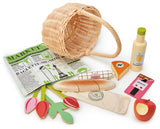 Tender Leaf Toys Wicker Basket Shopping Set