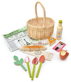 Tender Leaf Toys Wicker Basket Shopping Set