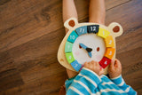 Tender Leaf Toys Wooden Bear Clock