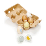 Tender Leaf Toys Wooden Eggs (6 Pack)