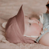 Bedhead Hat Reversible Teddy Linen Flap Hat - Rosa & Flax