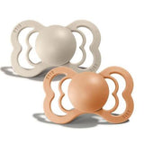 BIBS Couture Dummy Size 2 - Vanilla & Peach (Silicone)