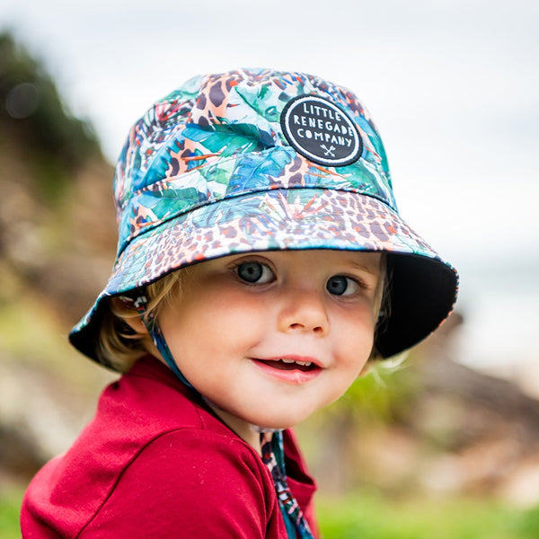 Little Renegade Company Wild Reversible Bucket Hat – Scarlett