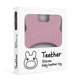 We Might be Tiny Bunny Teether - Dusty Rose