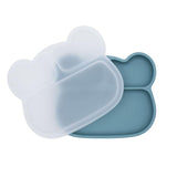 We Might be Tiny Stickie Plate Silicone Lid - Bear Design