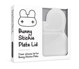 We Might be Tiny Stickie Plate Silicone Lid - Bunny Design