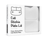 We Might be Tiny Stickie Plate Silicone Lid - Cat Design