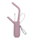 We Might be Tiny Keepie & Silicone Straws Set in Grey