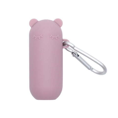 We Might be Tiny Keepie & Silicone Straws Set in Dusty Pink
