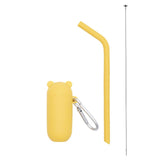 We Might be Tiny Keepie & Silicone Straws Set in Yellow