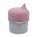 We Might be Tiny Sippie Lid - Dusty Rose Pink
