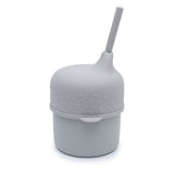 We Might be Tiny Grip Cup & Sippie Lid Set - Grey