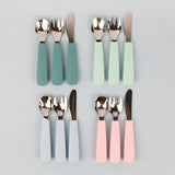We Might be Tiny Cutlery Set in Mint