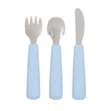 We Might be Tiny Cutlery Set in Powder Blue