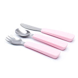 We Might be Tiny Cutlery Set in Powder Pink