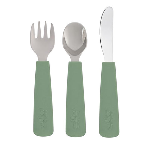 We Might be Tiny Cutlery Set in Sage