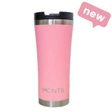 MontiiCo Stainless Steel Insulated Coffee Cup in Pink Colour 