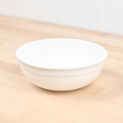 Re-Play Recycled Plastic Bowl in White - Adult