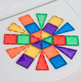 Connetix Magnetic Tiles - 24 Piece Mini Pack (Rainbow)