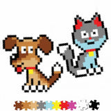 Fat Brain Jixelz - Pet Pals (700 Pieces)