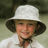 Bedhead Hat Reversible Linen Hat - Leaf & Olive