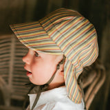 Bedhead Hat Reversible Linen Flap Hat - Gwen & Moss