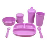 Re-Play Recycled Plastic Dinner Set in Purple