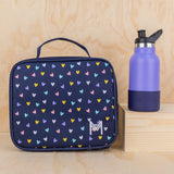 MontiiCo Insulated Lunch Bag - Hearts (Medium Size)