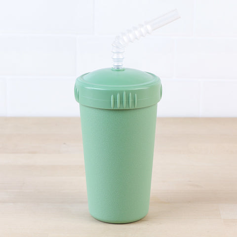Re-Play Recycled Plastic Straw Cup in Sage