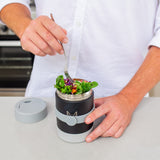 MontiiCo Mega Insulated Food Jar in Coal