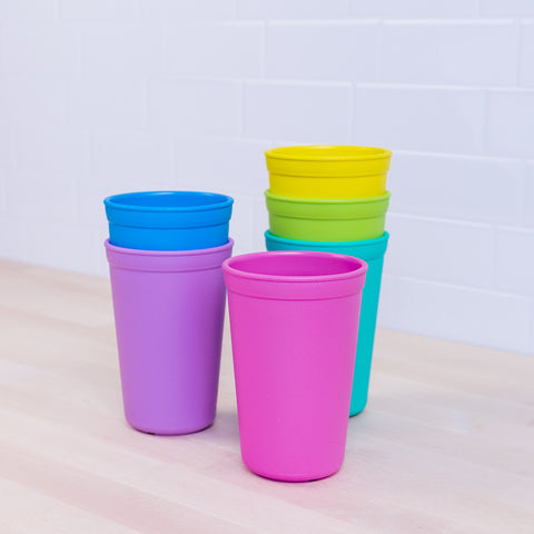 Re-Play Recycled Plastic Tumbler in Set of Six Sorbet Colours