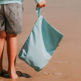 Bedhead Wet Bag in Stripe (Aqua)
