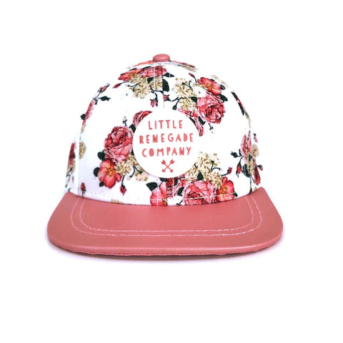 Little Renegade Company Vintage Floral Snapback Cap