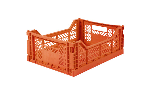 Ay-Kasa Lilliemor Midi Foldable Crate in Orange (Medium Size)
