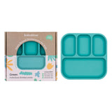 Bobo & Boo Plant Based Divided Plate in Aqua Green