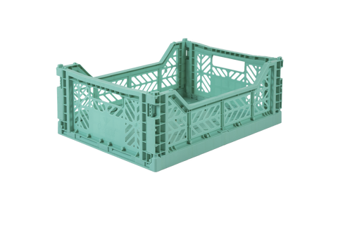 Ay-Kasa Lilliemor Midi Foldable Crate in Ocean (Medium Size)