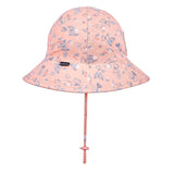 Bedhead Hat Pink Butterfly Ponytail Bucket Hat (Size Large - 2-3 Years Only)