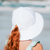 Bedhead Hat White Beach Ponytail Bucket Hat