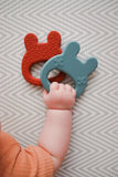 We Might be Tiny Bunny Teether - Rust