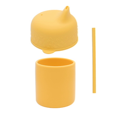 We Might be Tiny Grip Cup & Sippie Lid Set - Yellow
