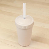 Re-Play Recycled Plastic Straw Cup in Light Grey Sand